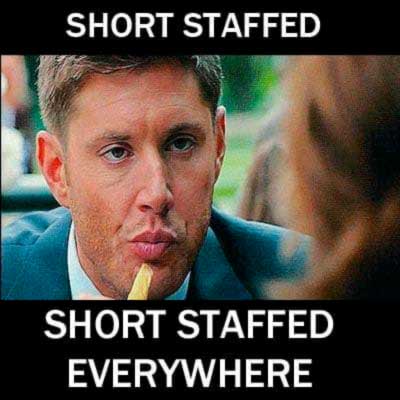 Short staffed nurse meme