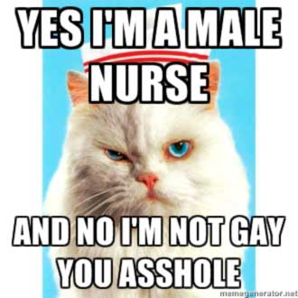 Gay male nurse meme